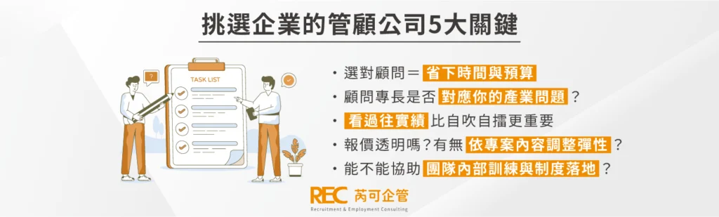 管理顧問公司推薦